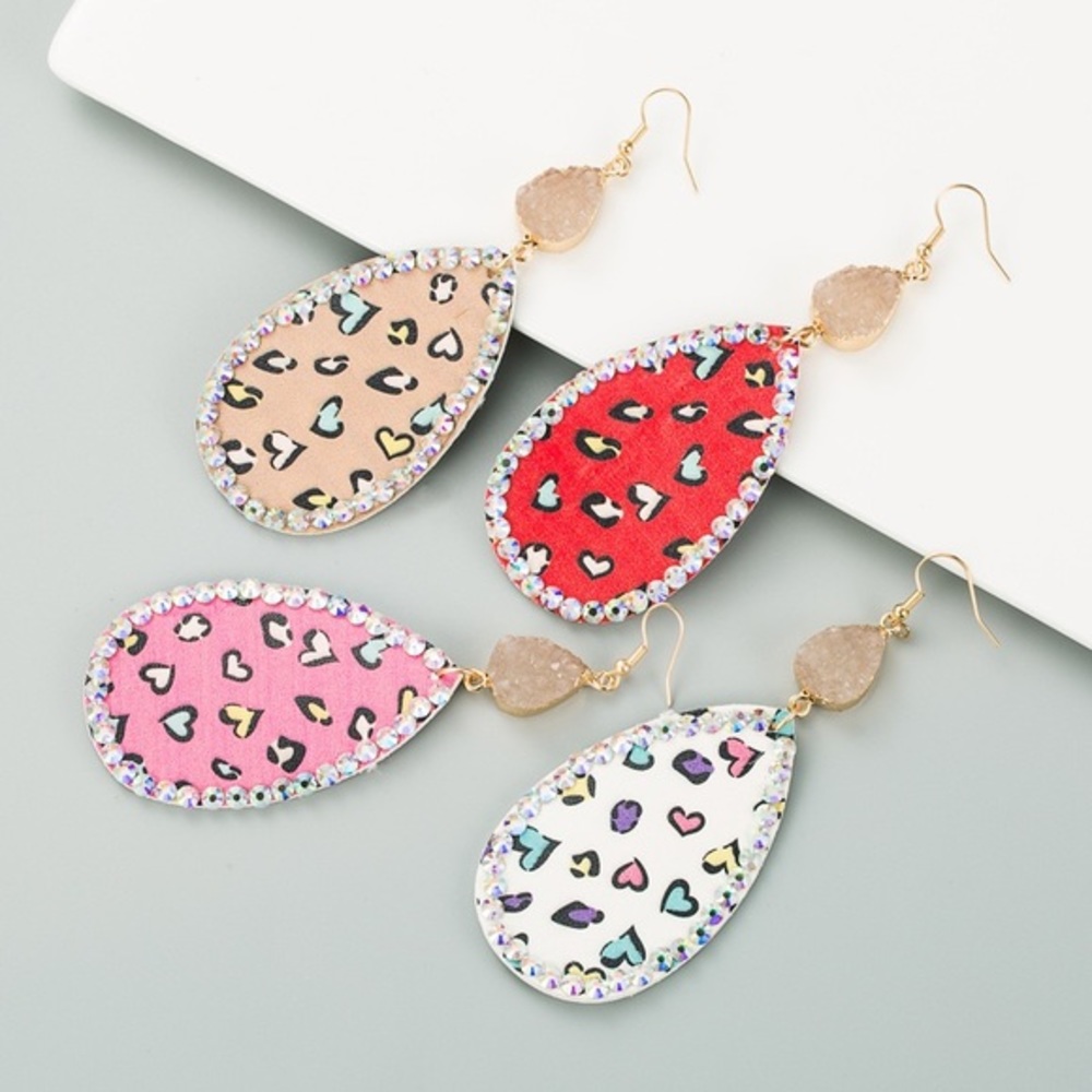 Water drop earrings - Picture 2 of 3